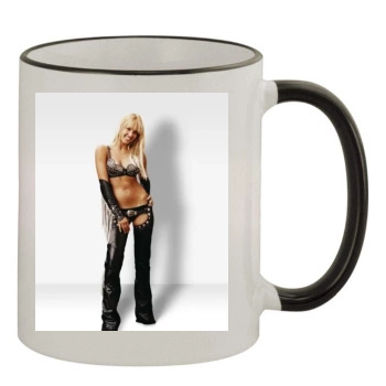 Jessica Alba 11oz Colored Rim & Handle Mug