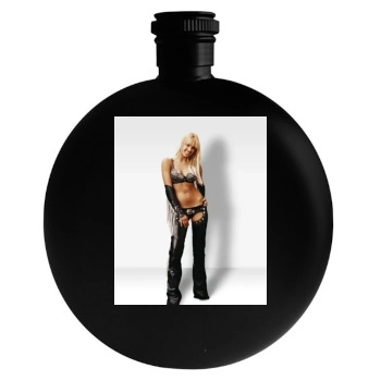 Jessica Alba Round Flask