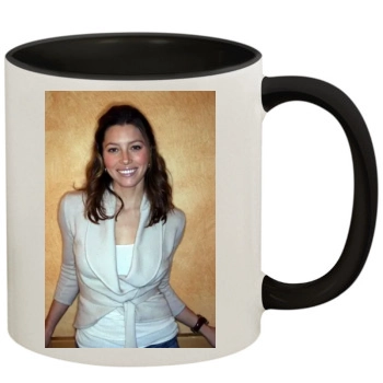 Jessica Biel 11oz Colored Inner & Handle Mug