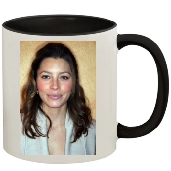 Jessica Biel 11oz Colored Inner & Handle Mug