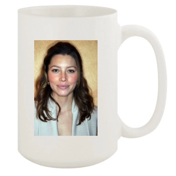 Jessica Biel 15oz White Mug