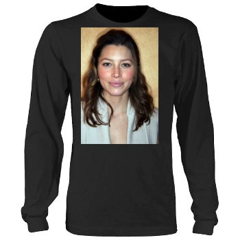 Jessica Biel Men's Heavy Long Sleeve TShirt