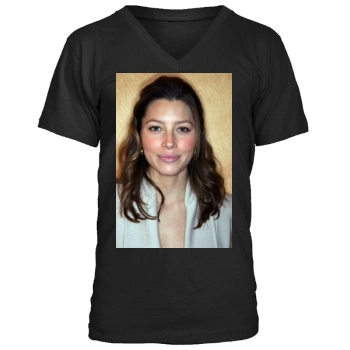 Jessica Biel Men's V-Neck T-Shirt