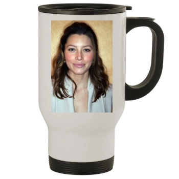 Jessica Biel Stainless Steel Travel Mug