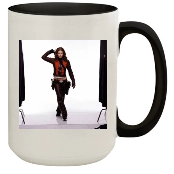 Jessica Biel 15oz Colored Inner & Handle Mug