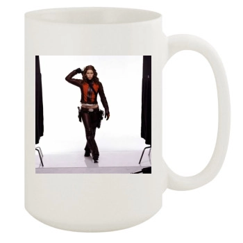 Jessica Biel 15oz White Mug