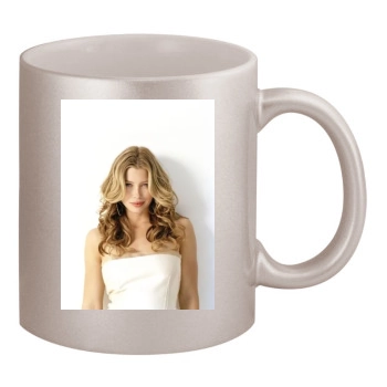 Jessica Biel 11oz Metallic Silver Mug