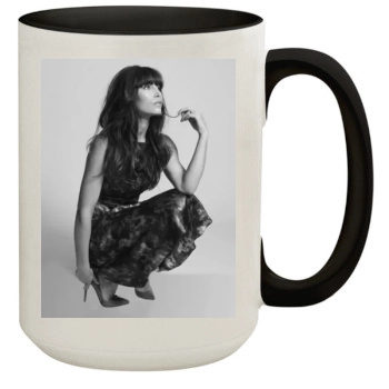 Jessica Biel 15oz Colored Inner & Handle Mug