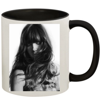 Jessica Biel 11oz Colored Inner & Handle Mug