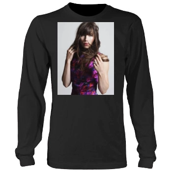 Jessica Biel Men's Heavy Long Sleeve TShirt