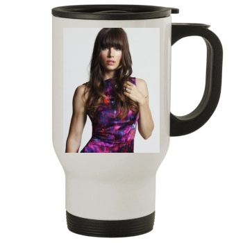 Jessica Biel Stainless Steel Travel Mug