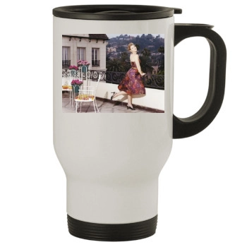 Jessica Biel Stainless Steel Travel Mug