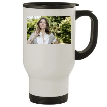 Jessica Biel Stainless Steel Travel Mug