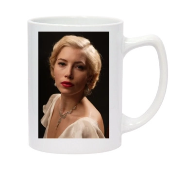 Jessica Biel 14oz White Statesman Mug