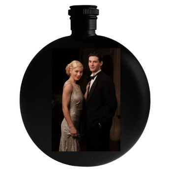 Jessica Biel Round Flask