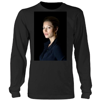 Jessica Biel Men's Heavy Long Sleeve TShirt