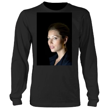 Jessica Biel Men's Heavy Long Sleeve TShirt