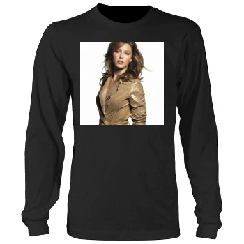 Jessica Biel Men's Heavy Long Sleeve TShirt