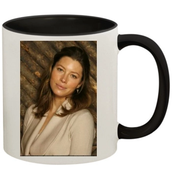 Jessica Biel 11oz Colored Inner & Handle Mug