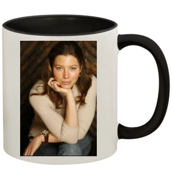 Jessica Biel 11oz Colored Inner & Handle Mug