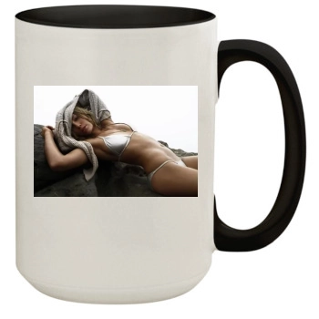 Jessica Biel 15oz Colored Inner & Handle Mug