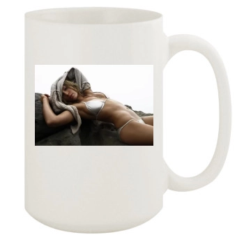 Jessica Biel 15oz White Mug