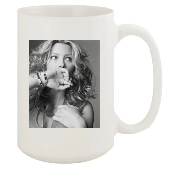 Jessica Biel 15oz White Mug