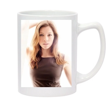 Jessica Biel 14oz White Statesman Mug