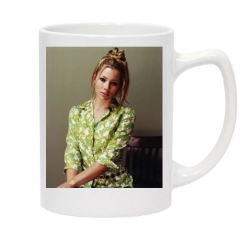 Jessica Biel 14oz White Statesman Mug