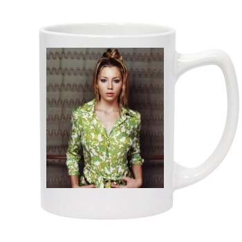 Jessica Biel 14oz White Statesman Mug