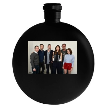 Jessica Biel Round Flask