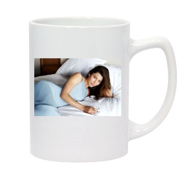 Jessica Biel 14oz White Statesman Mug