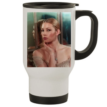 Jessica Biel Stainless Steel Travel Mug