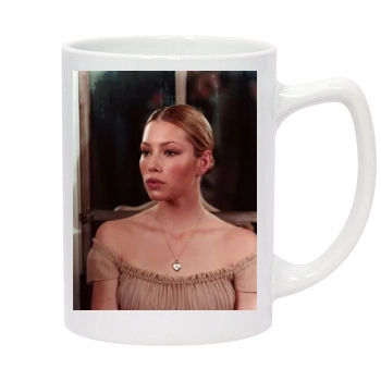 Jessica Biel 14oz White Statesman Mug