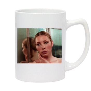 Jessica Biel 14oz White Statesman Mug