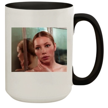 Jessica Biel 15oz Colored Inner & Handle Mug