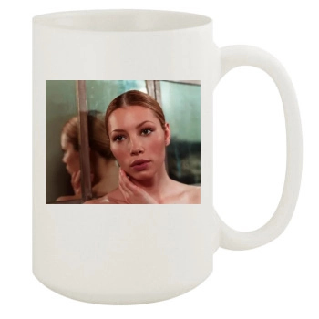 Jessica Biel 15oz White Mug