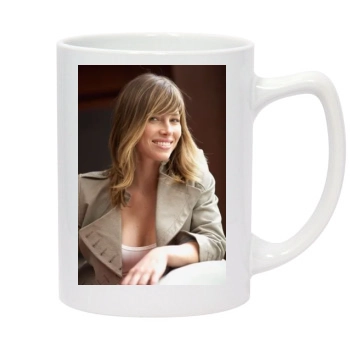 Jessica Biel 14oz White Statesman Mug