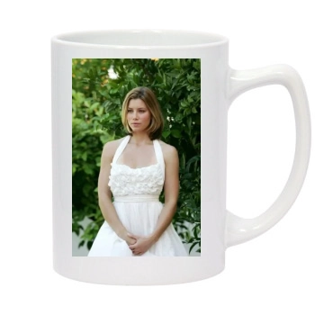 Jessica Biel 14oz White Statesman Mug