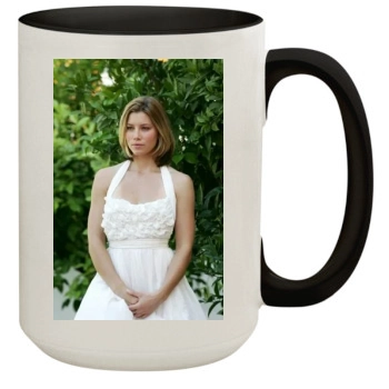 Jessica Biel 15oz Colored Inner & Handle Mug