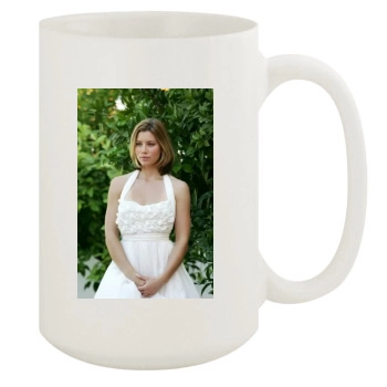 Jessica Biel 15oz White Mug