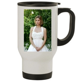 Jessica Biel Stainless Steel Travel Mug