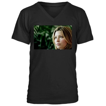 Jessica Biel Men's V-Neck T-Shirt