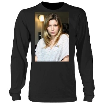 Jessica Biel Men's Heavy Long Sleeve TShirt