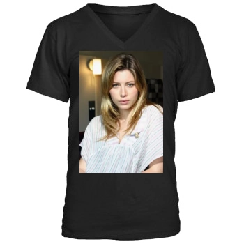 Jessica Biel Men's V-Neck T-Shirt