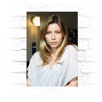 Jessica Biel Metal Wall Art