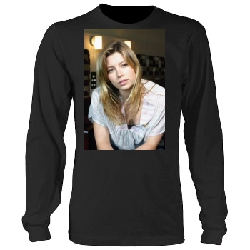 Jessica Biel Men's Heavy Long Sleeve TShirt