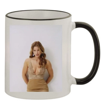 Jessica Biel 11oz Colored Rim & Handle Mug