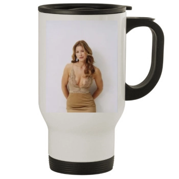 Jessica Biel Stainless Steel Travel Mug