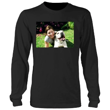 Jessica Biel Men's Heavy Long Sleeve TShirt